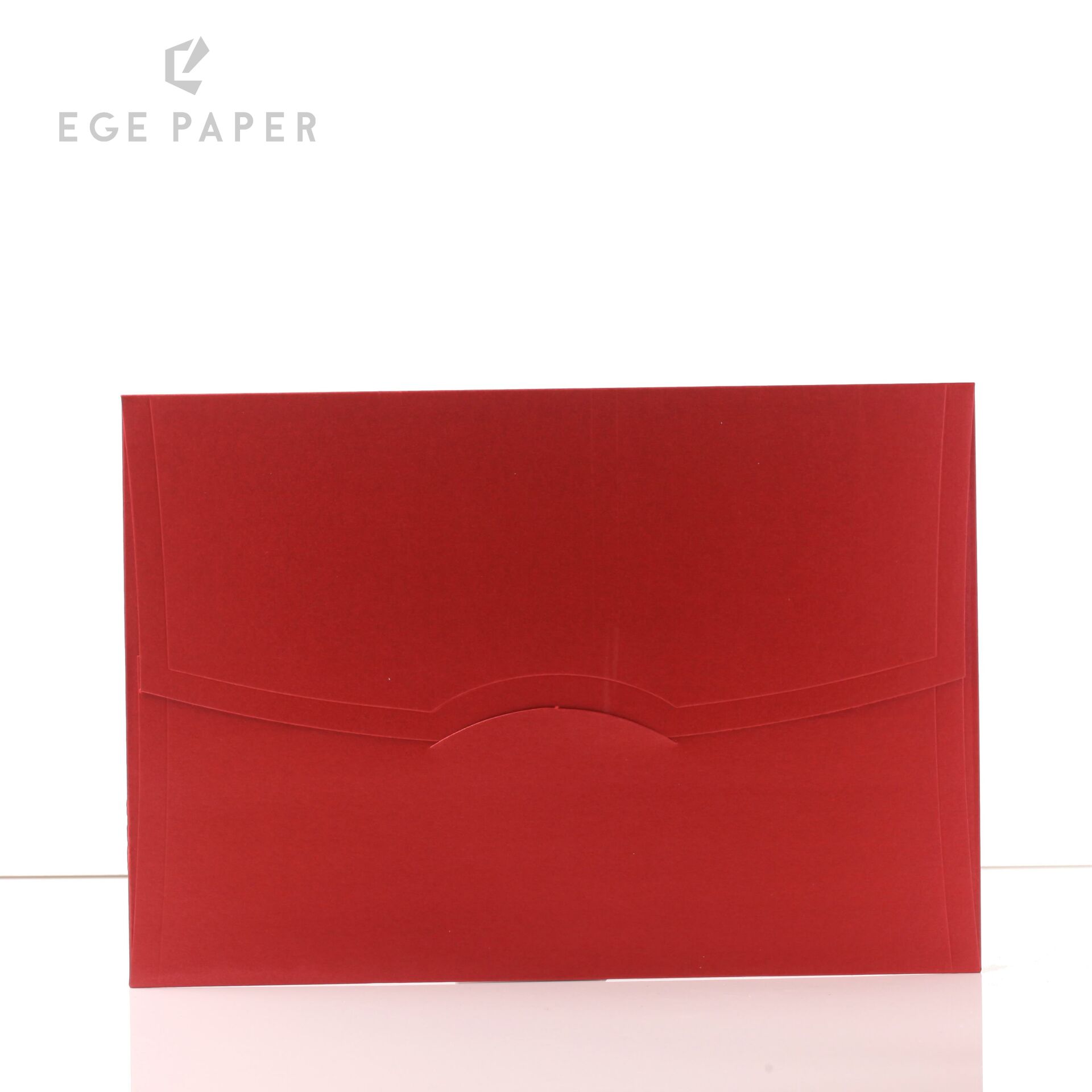 16X23CM - METALLIC RED ENVELOPE - 280 GSM - 50 PCS