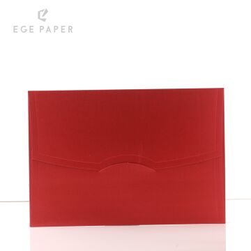 16X23CM - METALLIC RED ENVELOPE - 280 GSM - 50 PCS