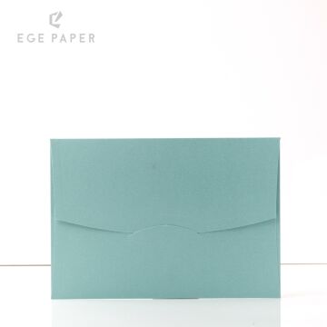 14X20CM - METALLIC TURQUOİSE ENVELOPE - 250 GSM - 50 PCS